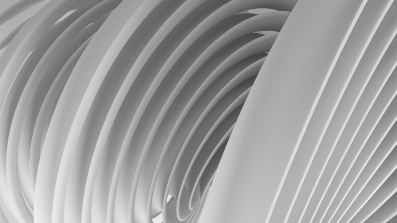 Abstract geometric wavy folds background 3D Render of Abstract geometric wavy folds background